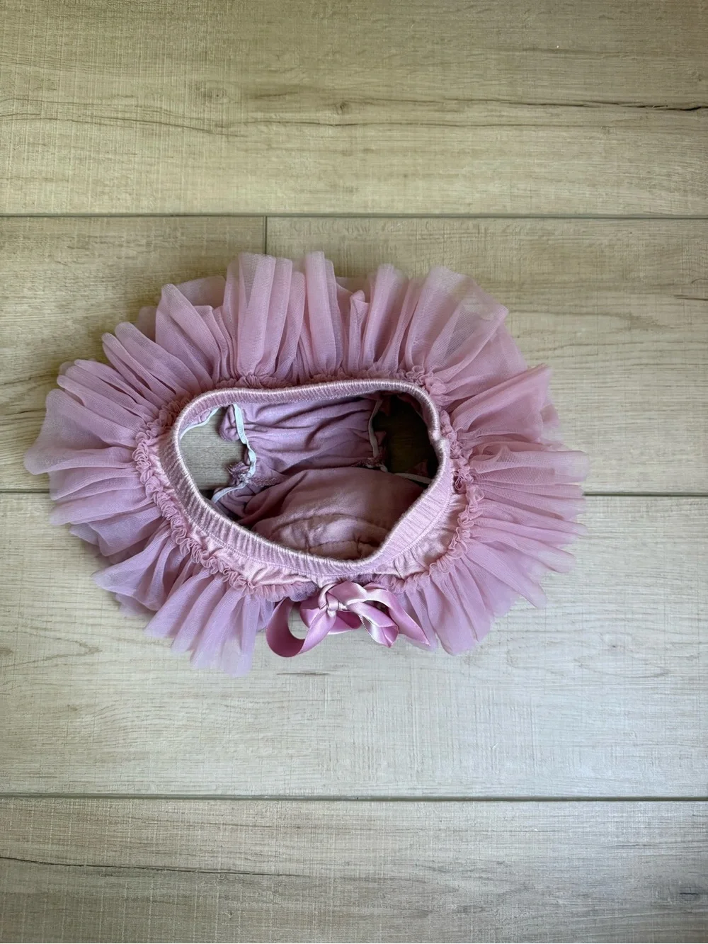 MILA & ROSE Blush Pink Ruffle Tutu Bloomer Size Small 6 months